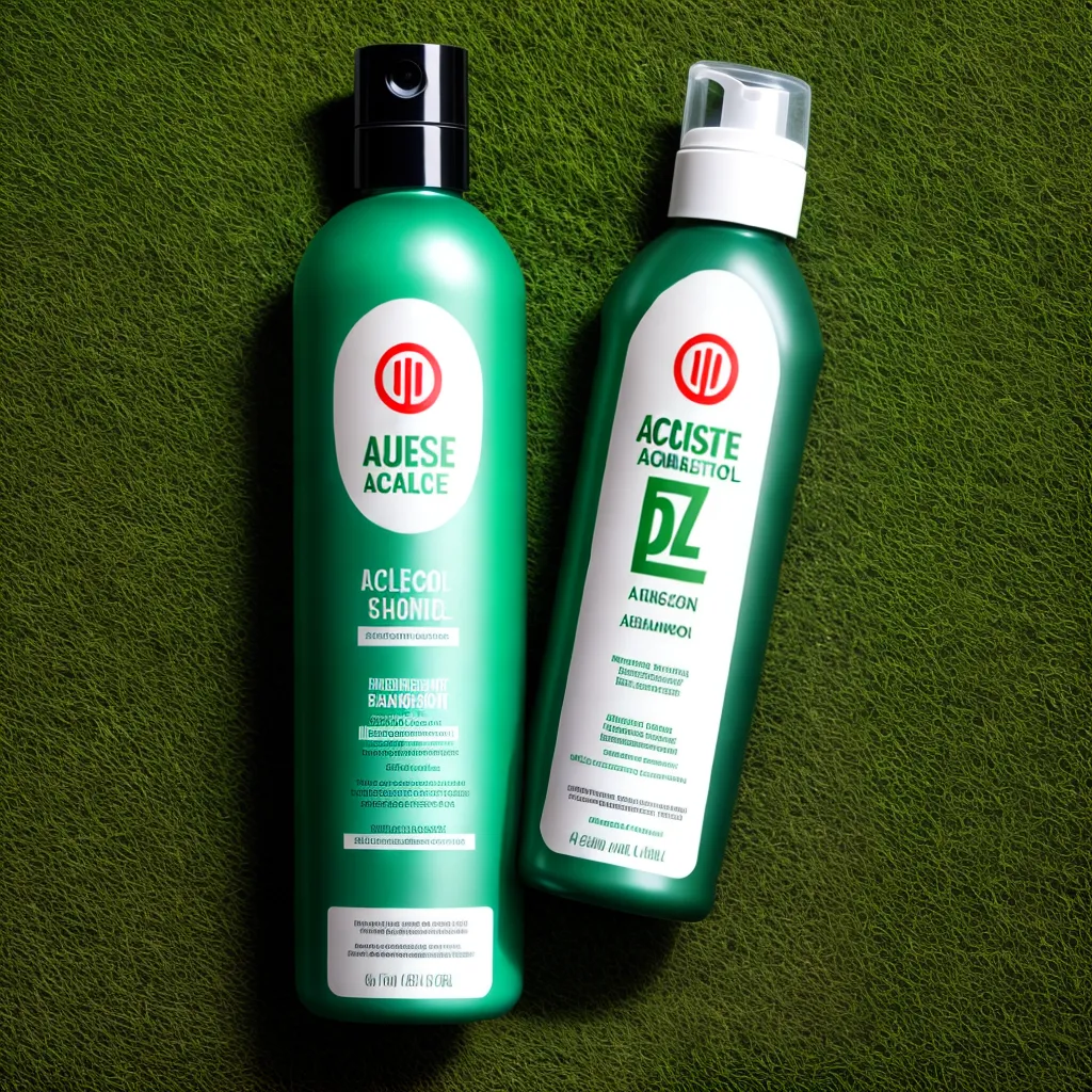 shampoo controle acne folhas verdes