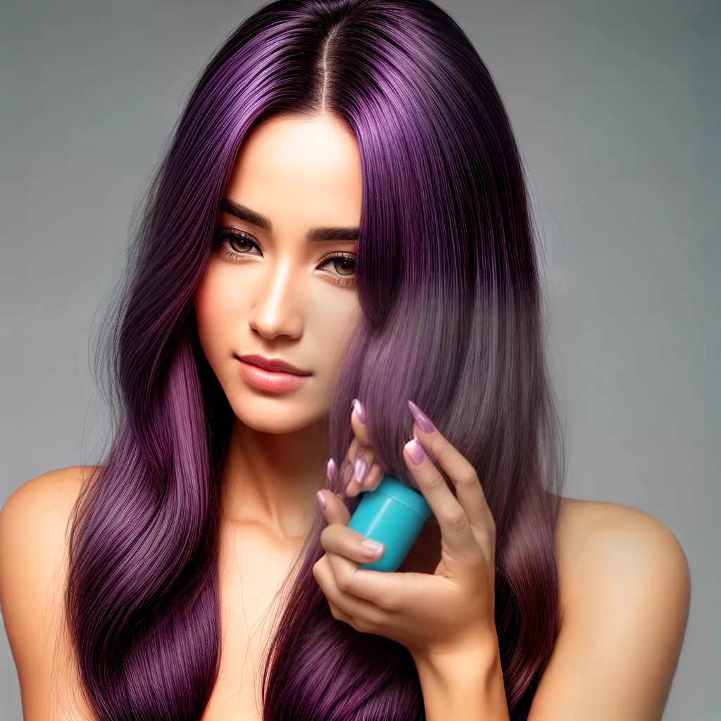 shampoo cremoso mulher maos cabelo