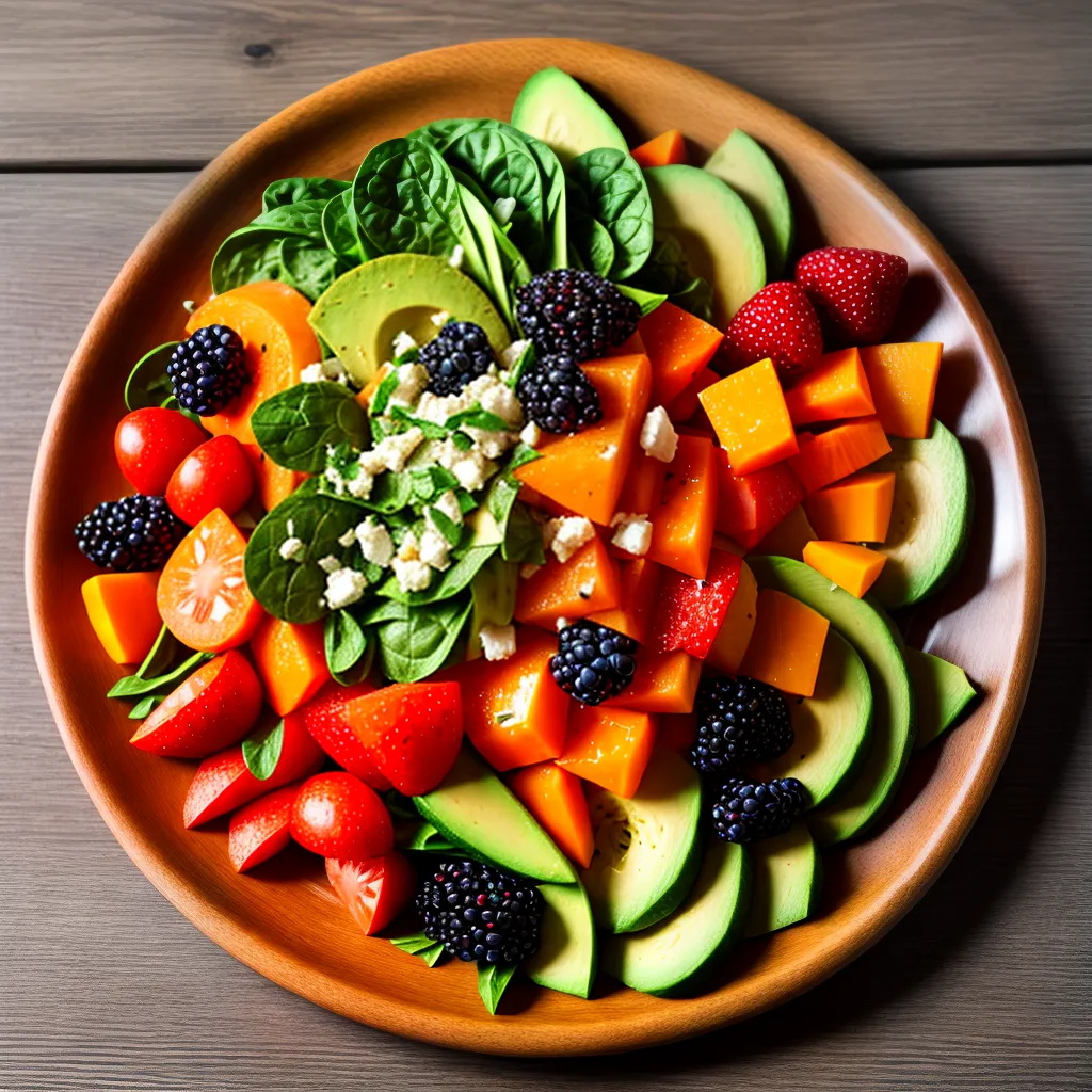 prato frutas legumes coloridos cabelos saudaveis