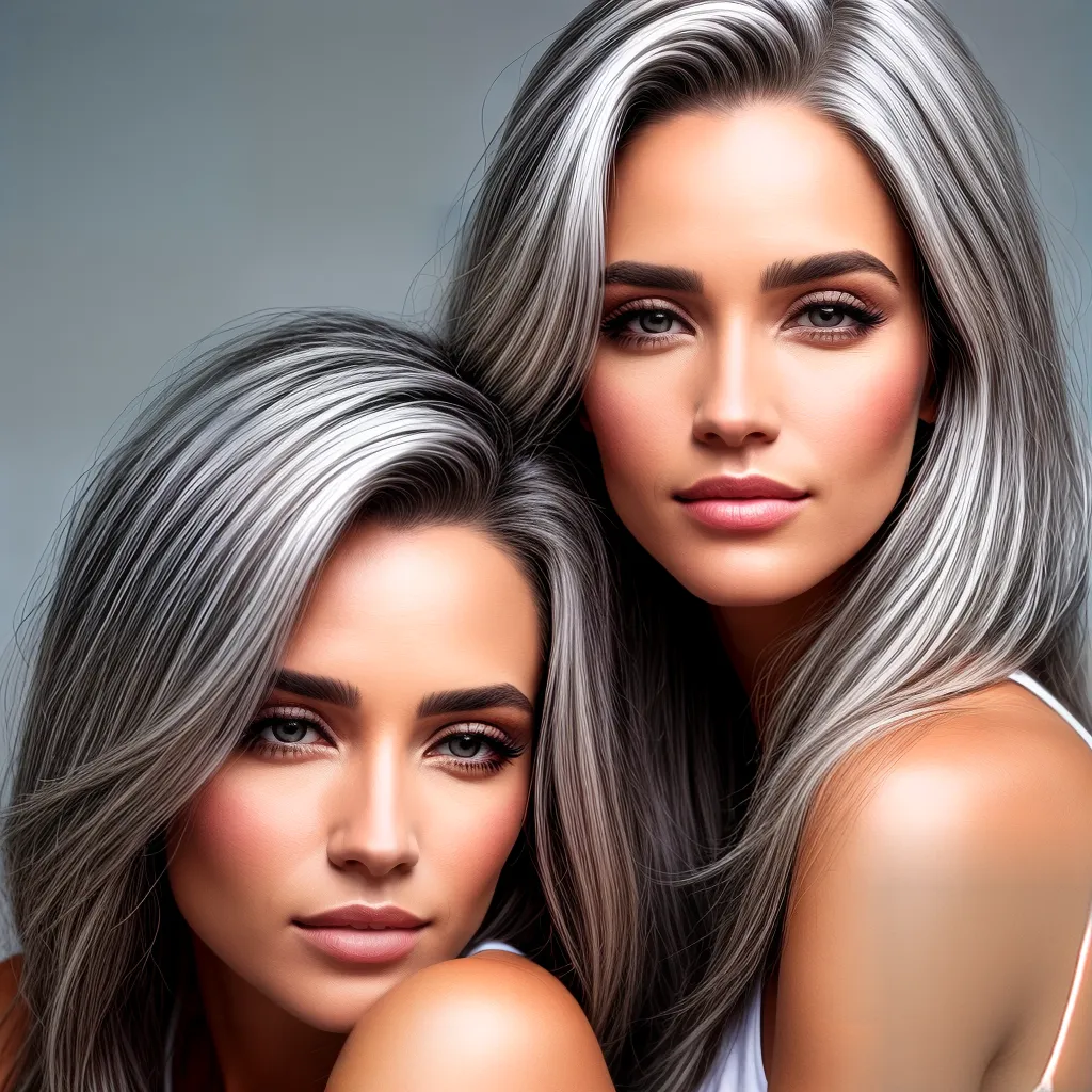 cabelo cinza saudavel natural