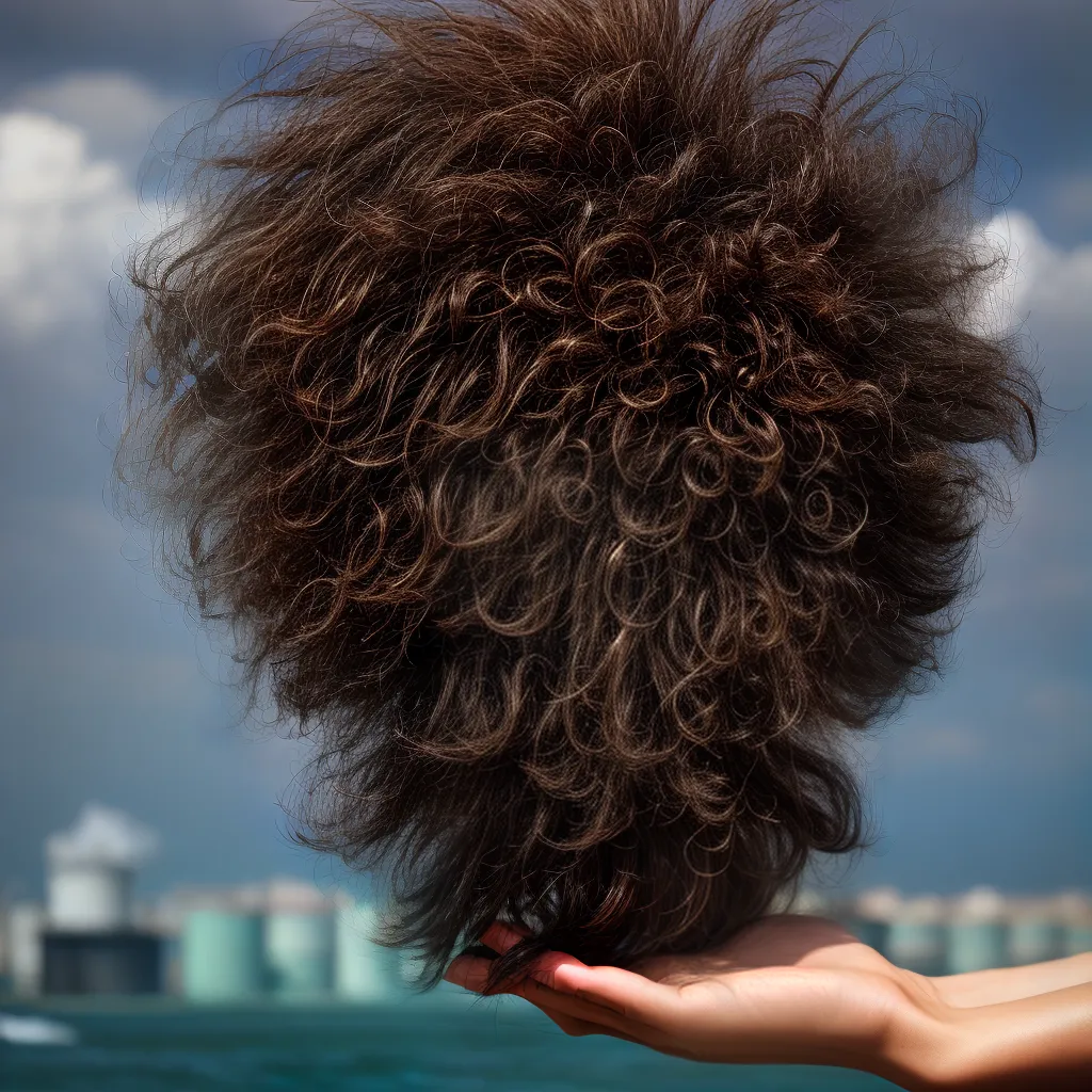 poluicao impacto cabelo danificado
