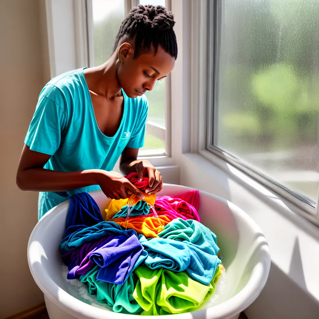 lavar roupas coloridas cuidado luz sol