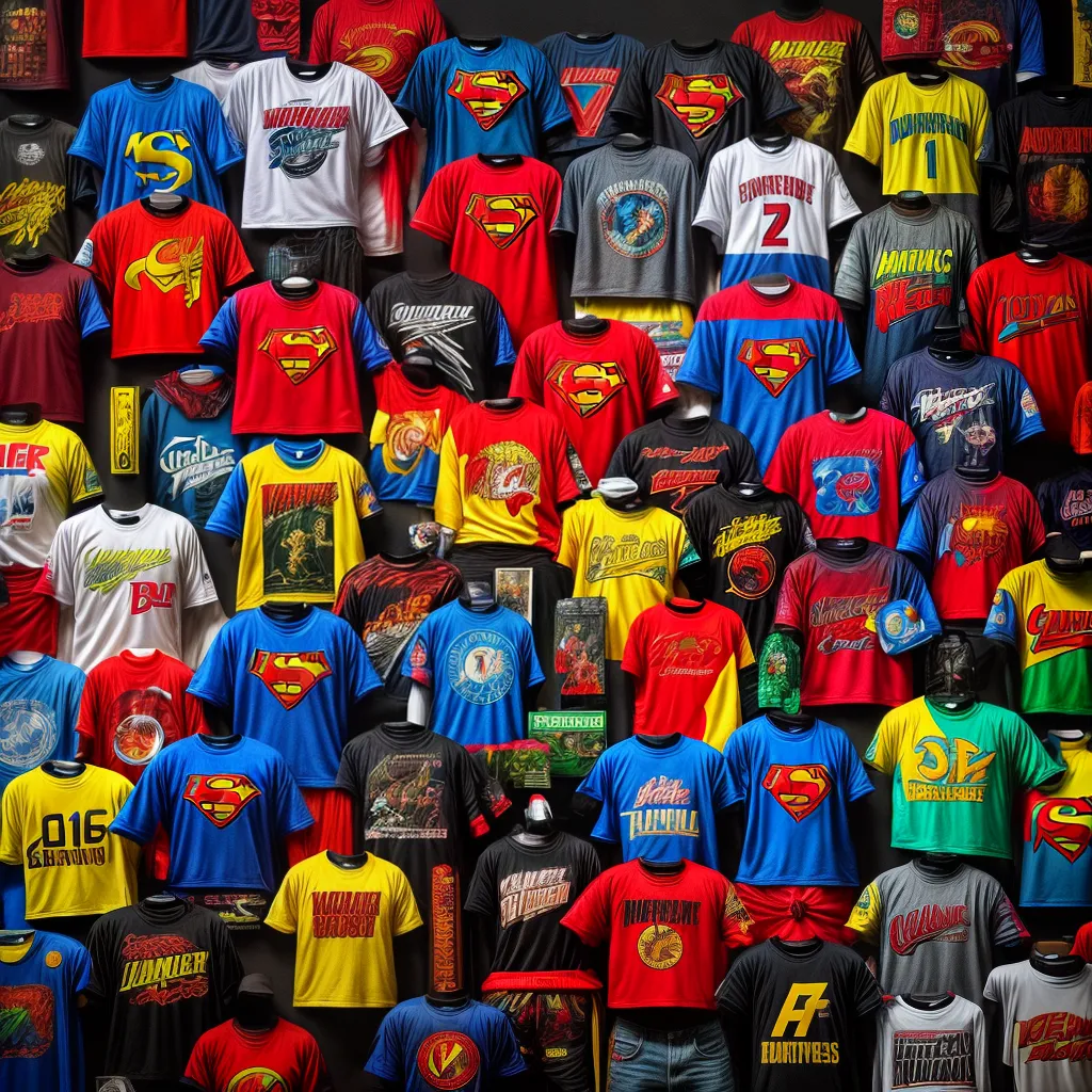 camisetas pop cultura coloridas