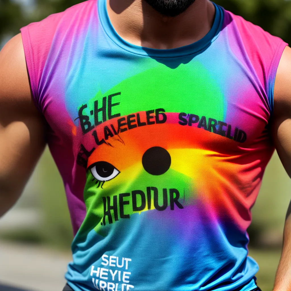 camiseta colorida mensagem impactante