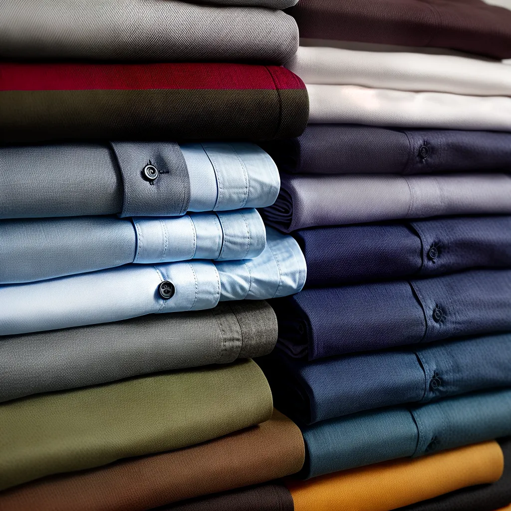 camisas marca alta padrao dobradas