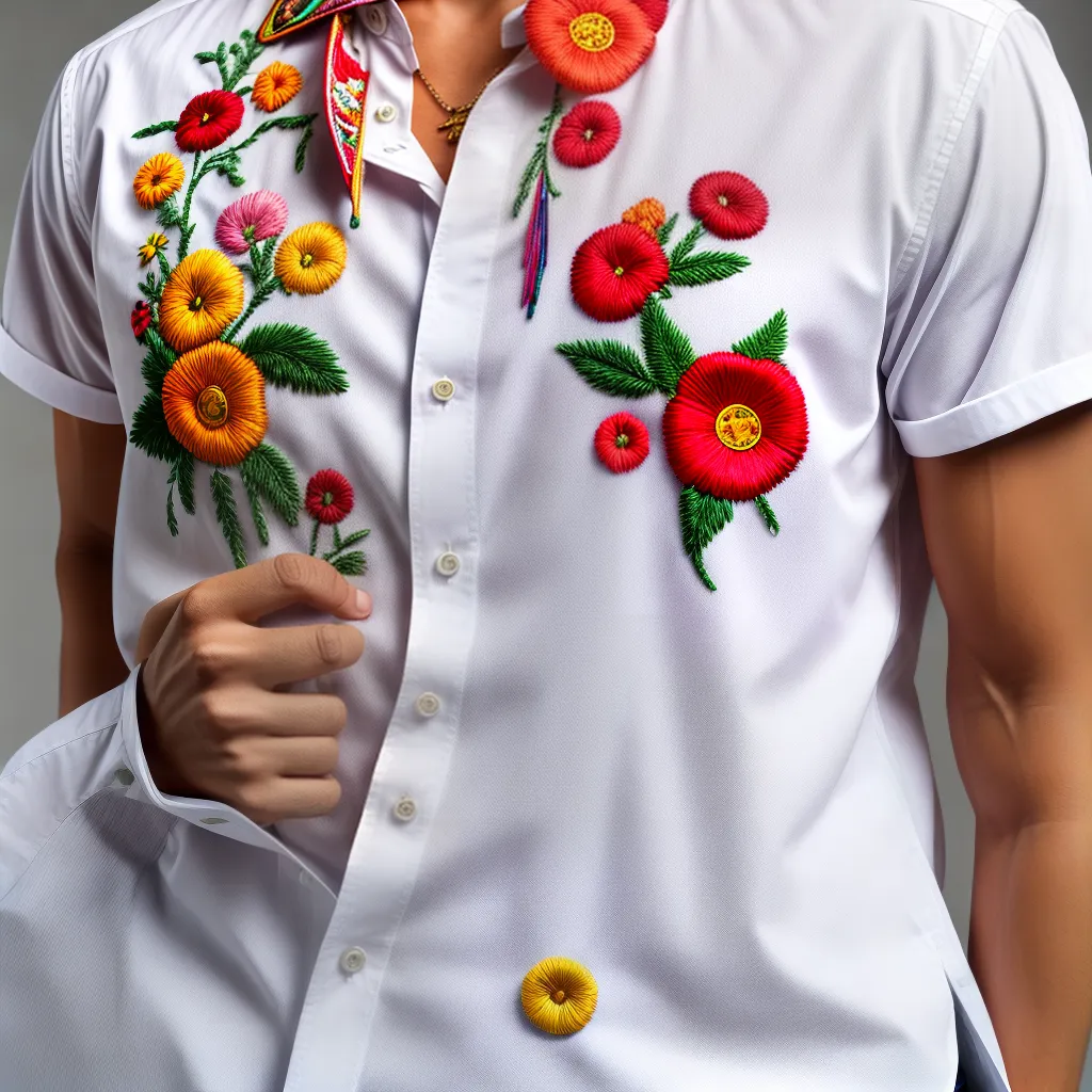 camisa branca patches bordados coloridos
