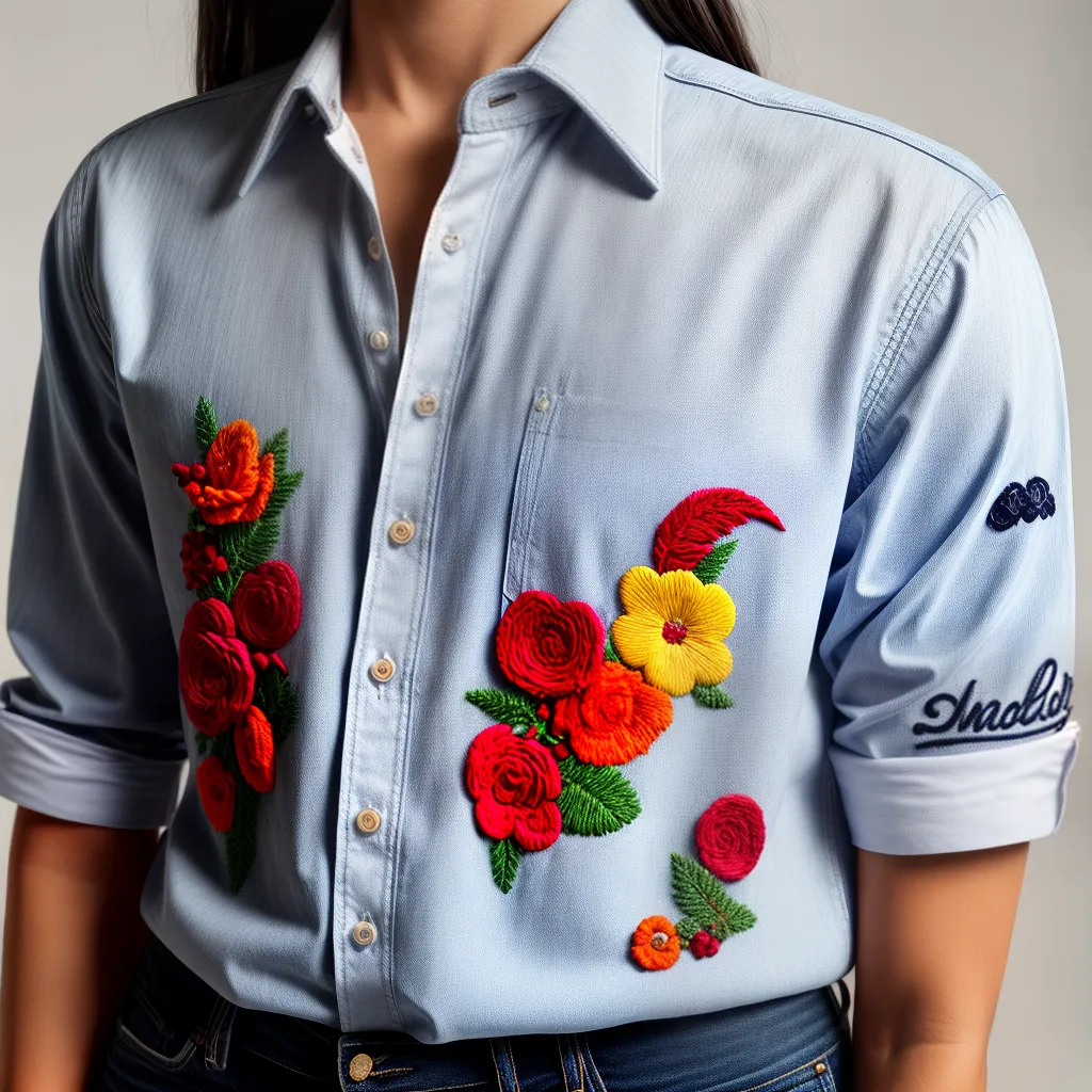camisa branca patches bordados personalizados