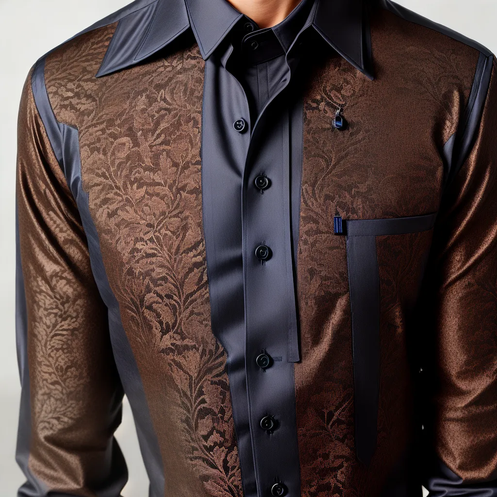 camisa bordada luxo manequim