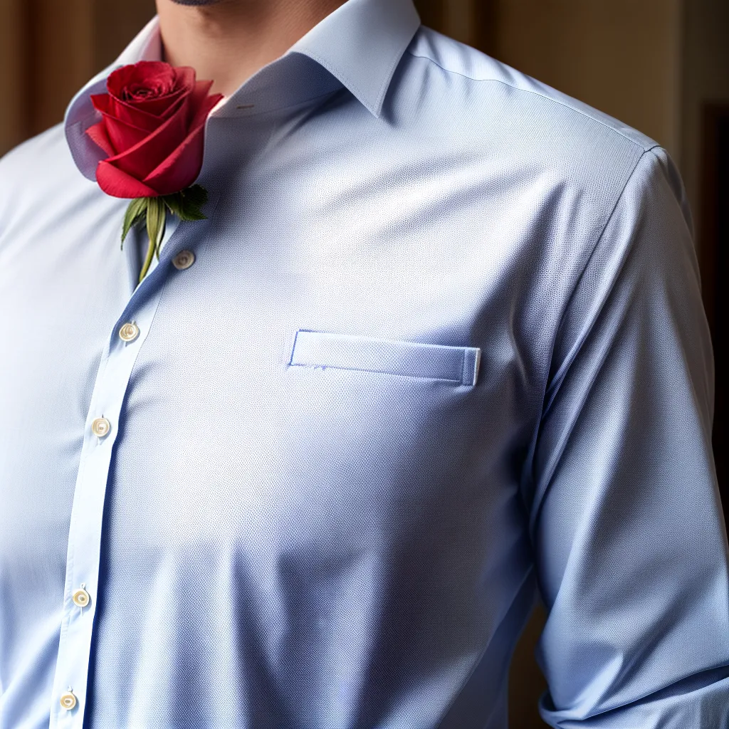 camisa branca rosa boutonniere