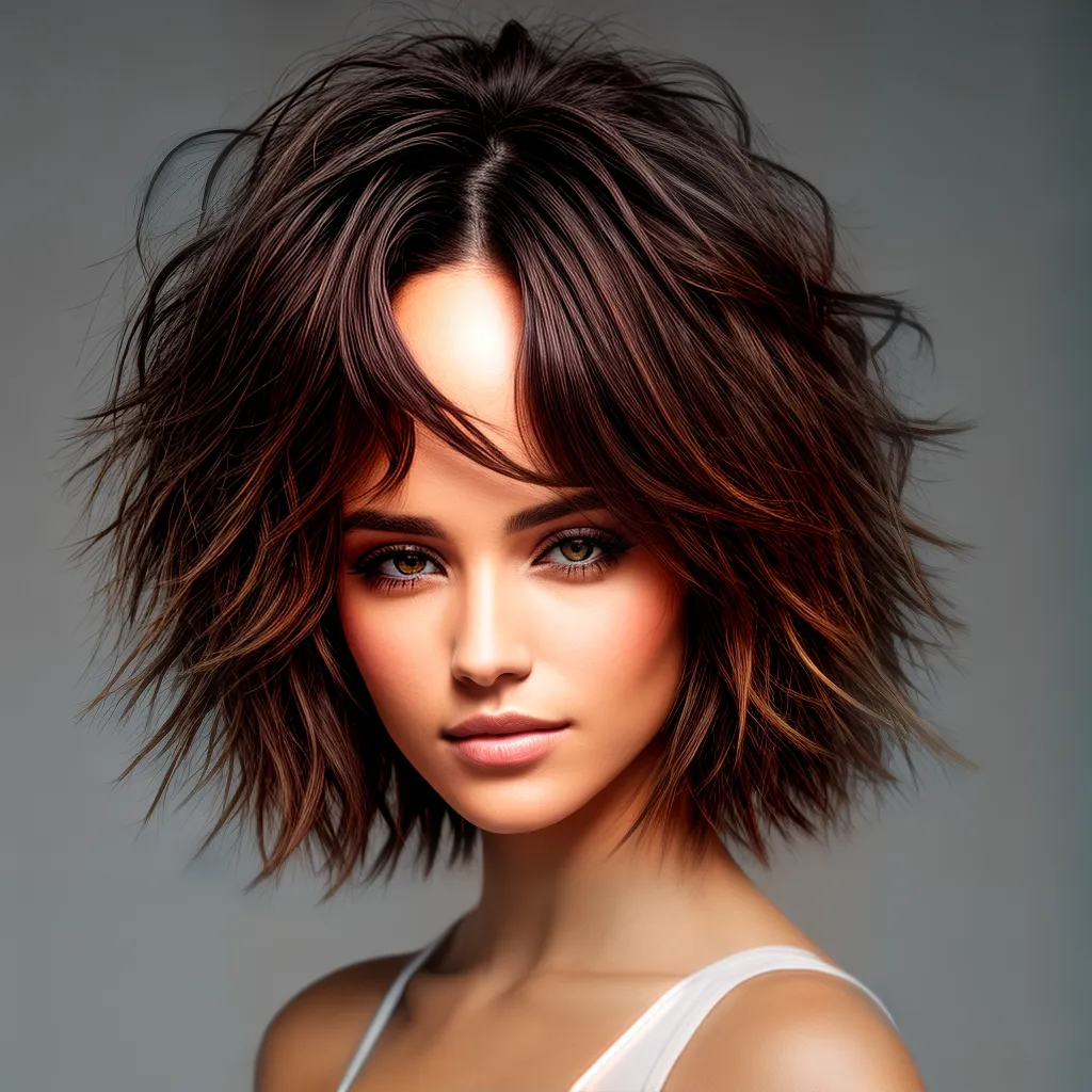 mulher cabelo curto despojado 1 mulher cabelo curto despojado 1