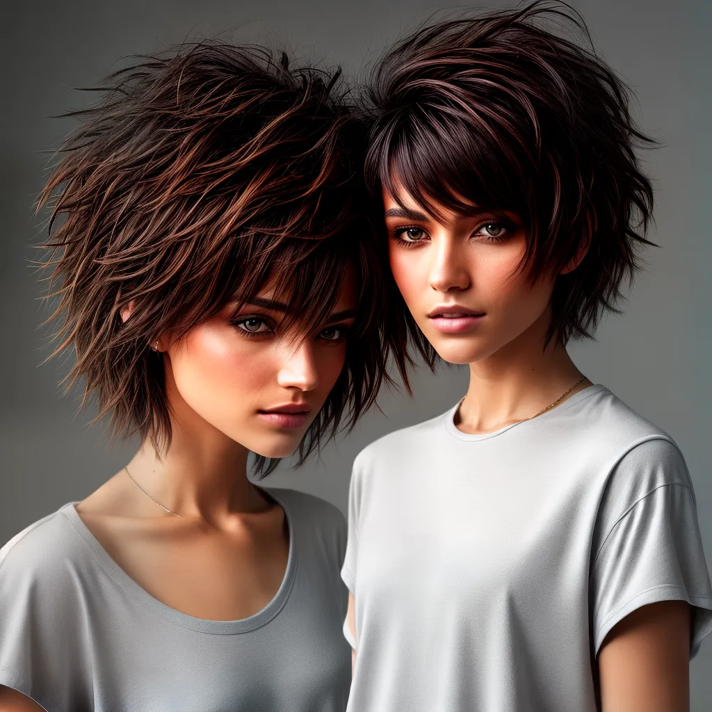 mulher cabelo curto despojado moderno mulher cabelo curto despojado moderno