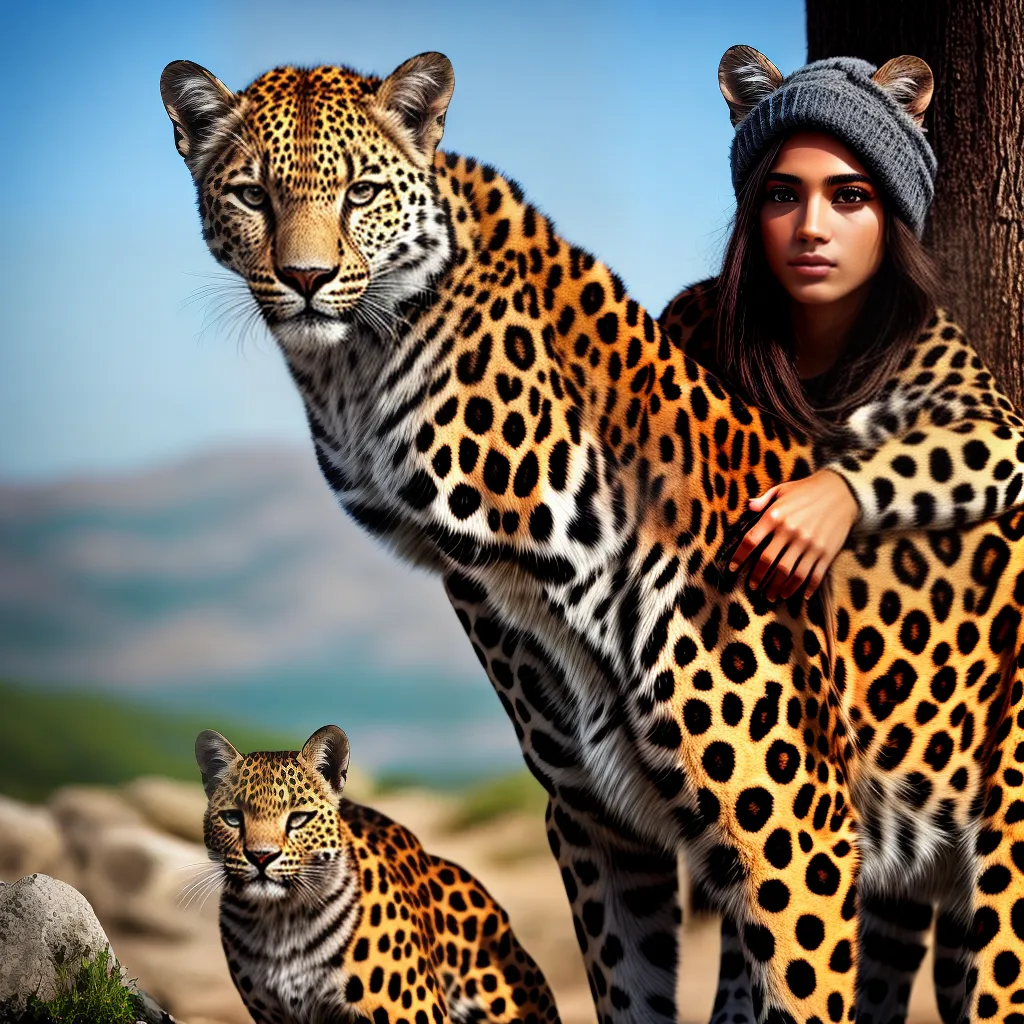 modelo regata leopardo cenario urbano modelo regata leopardo cenario urbano