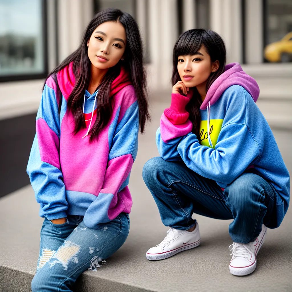 mulher estilosa hoodie oversized tendencia mulher estilosa hoodie oversized tendencia