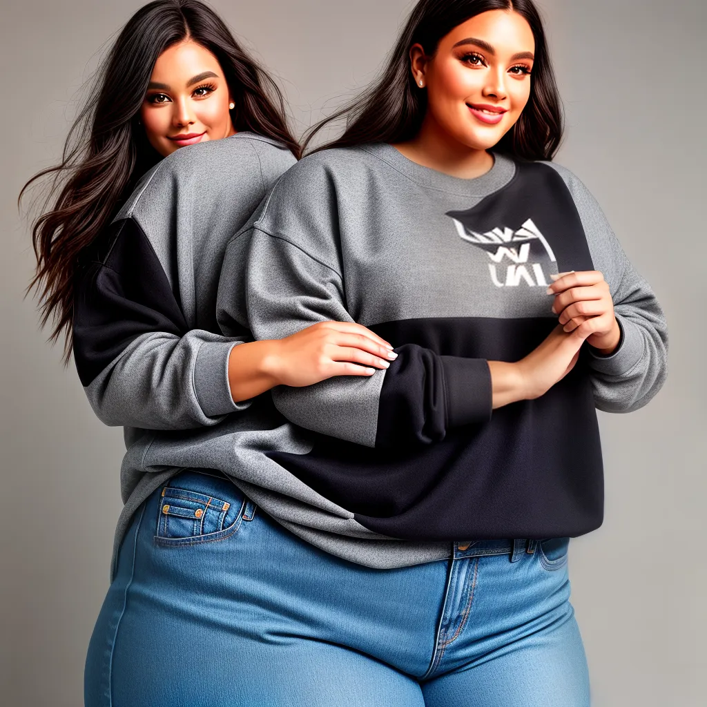 modelo plus size sueter oversized 1 modelo plus size sueter oversized 1