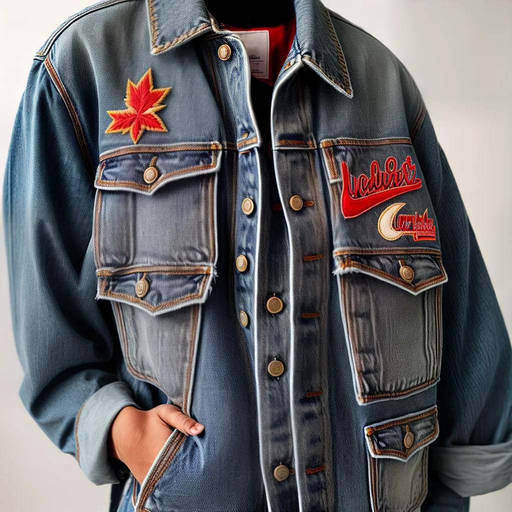 jaqueta denim oversized patches bordados jaqueta denim oversized patches bordados