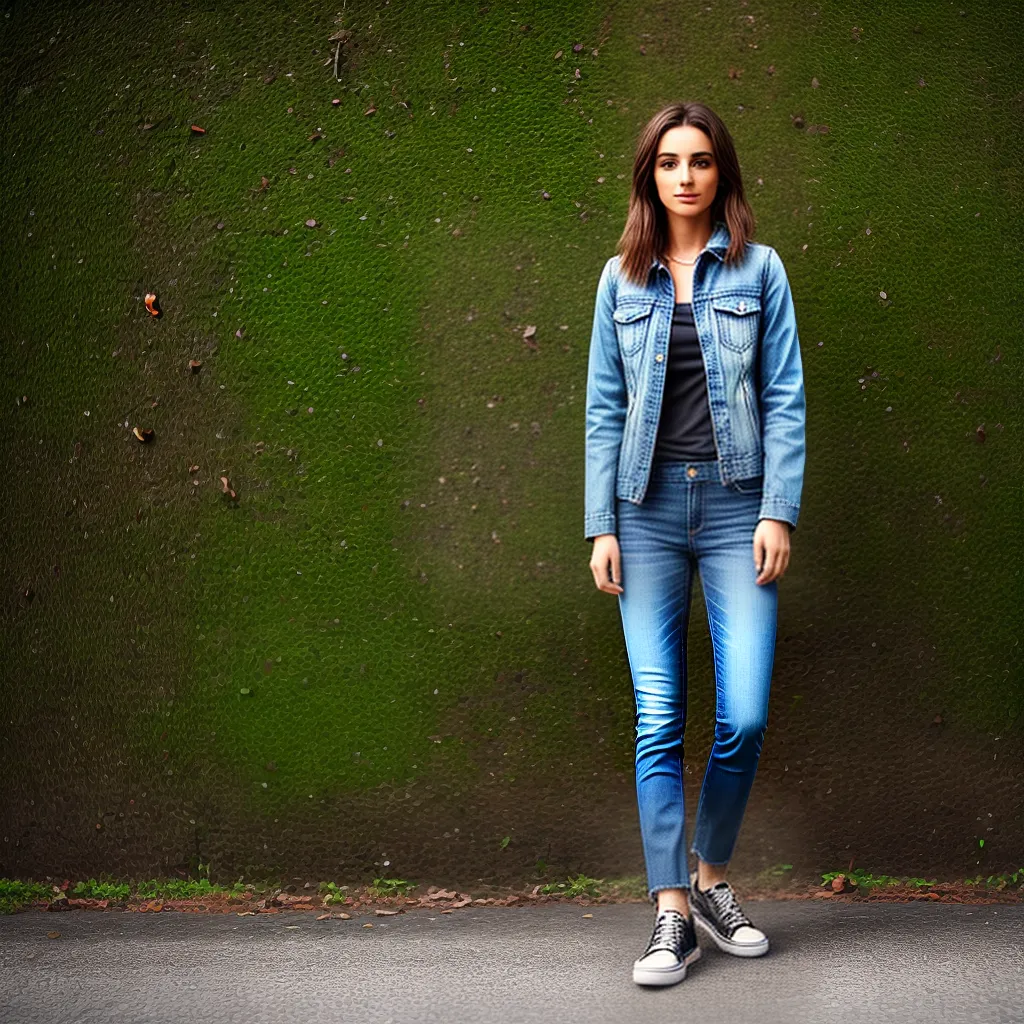 mulher jaqueta jeans vestido floral