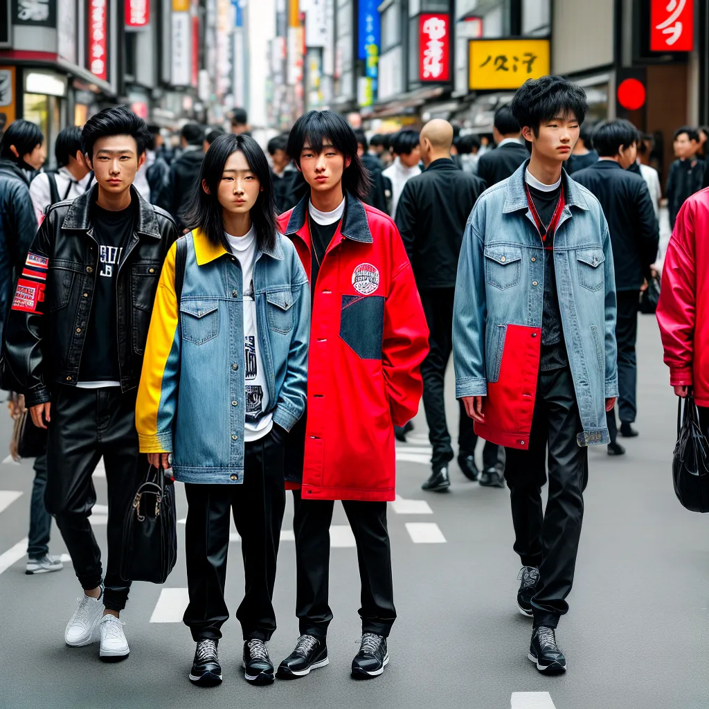 rua tokyo japao moda jaquetas rua tokyo japao moda jaquetas