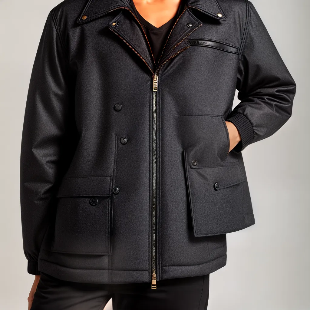 jaqueta reversivel preto vibrante