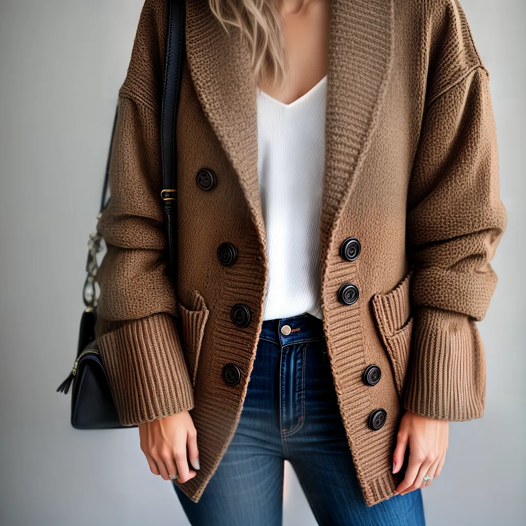 jaqueta tricot oversized terroso jaqueta tricot oversized terroso