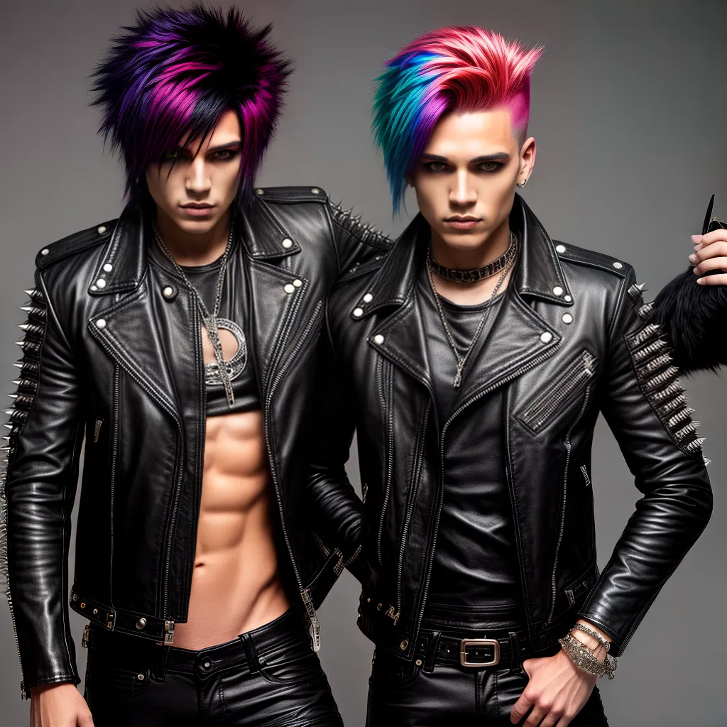 jaqueta couro punk rock energia