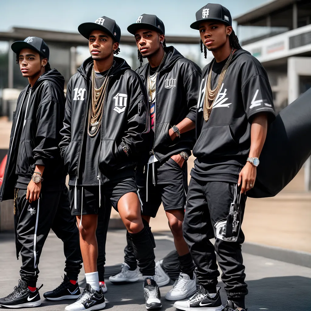 grupo hip hop jaquetas iconicas