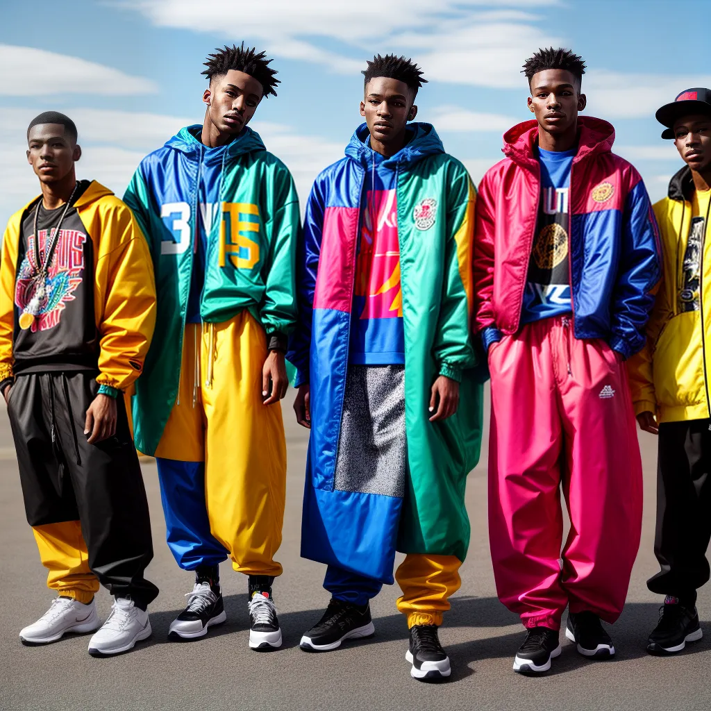 hip hop artistas jaquetas coloridas 3