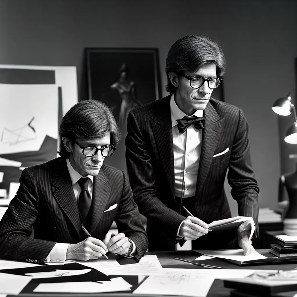 yves saint laurent atelier sketching