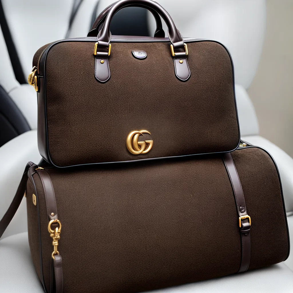 bolsa viagem gucci luxo jato