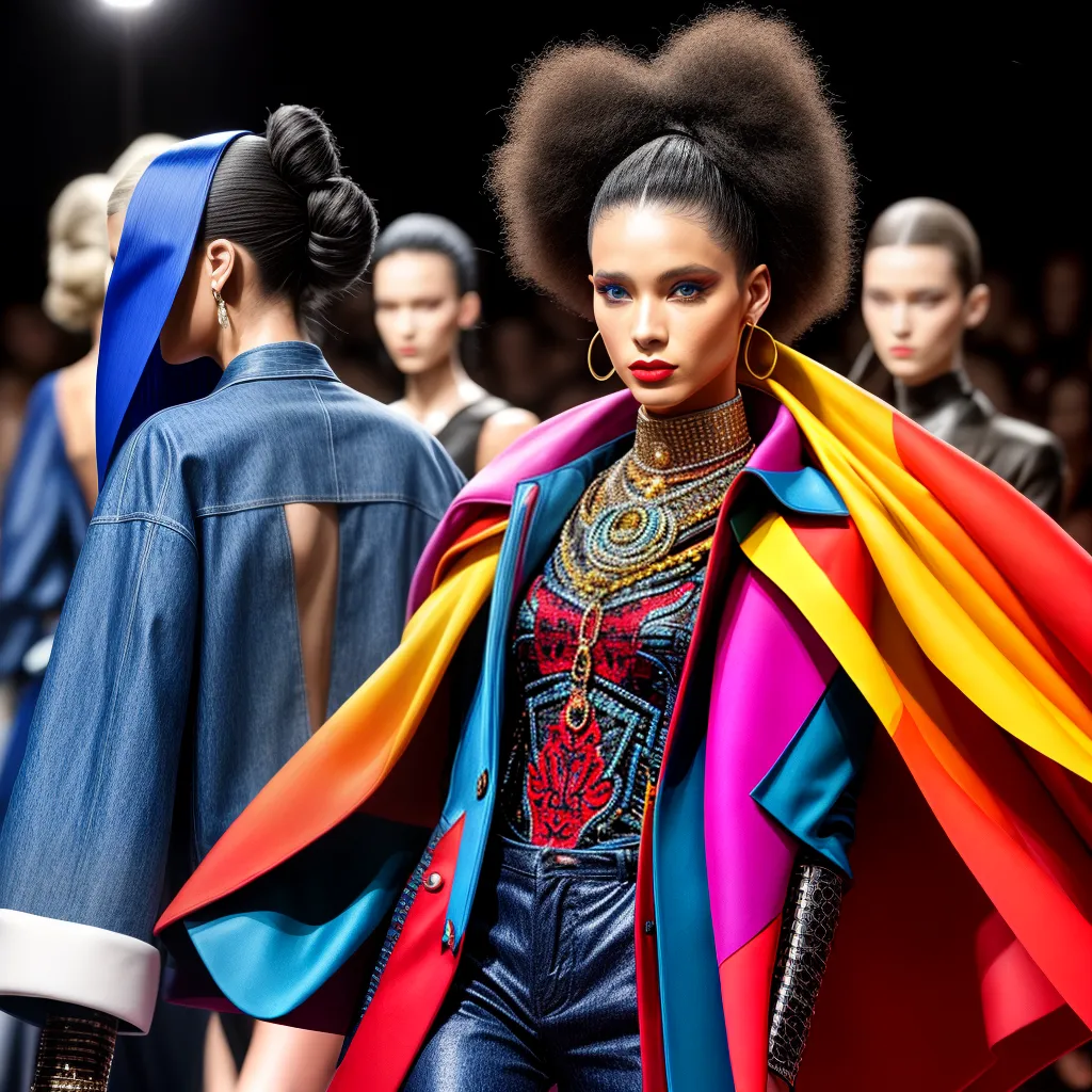 passarela moda vibrante jean paul gaultier