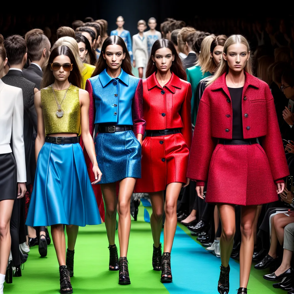 desfile moda prada inovacao cores desfile moda prada inovacao cores