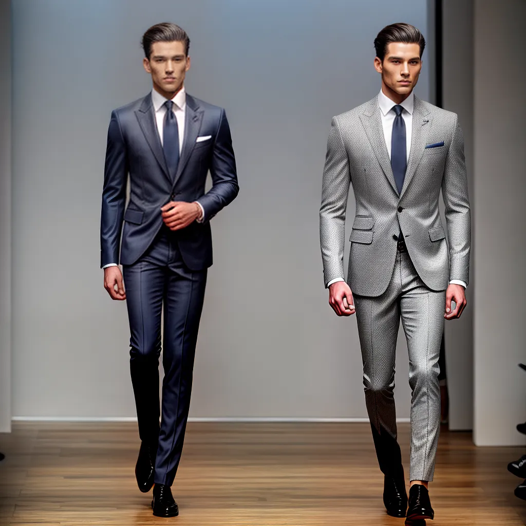 modelo masculino passarela ternos
