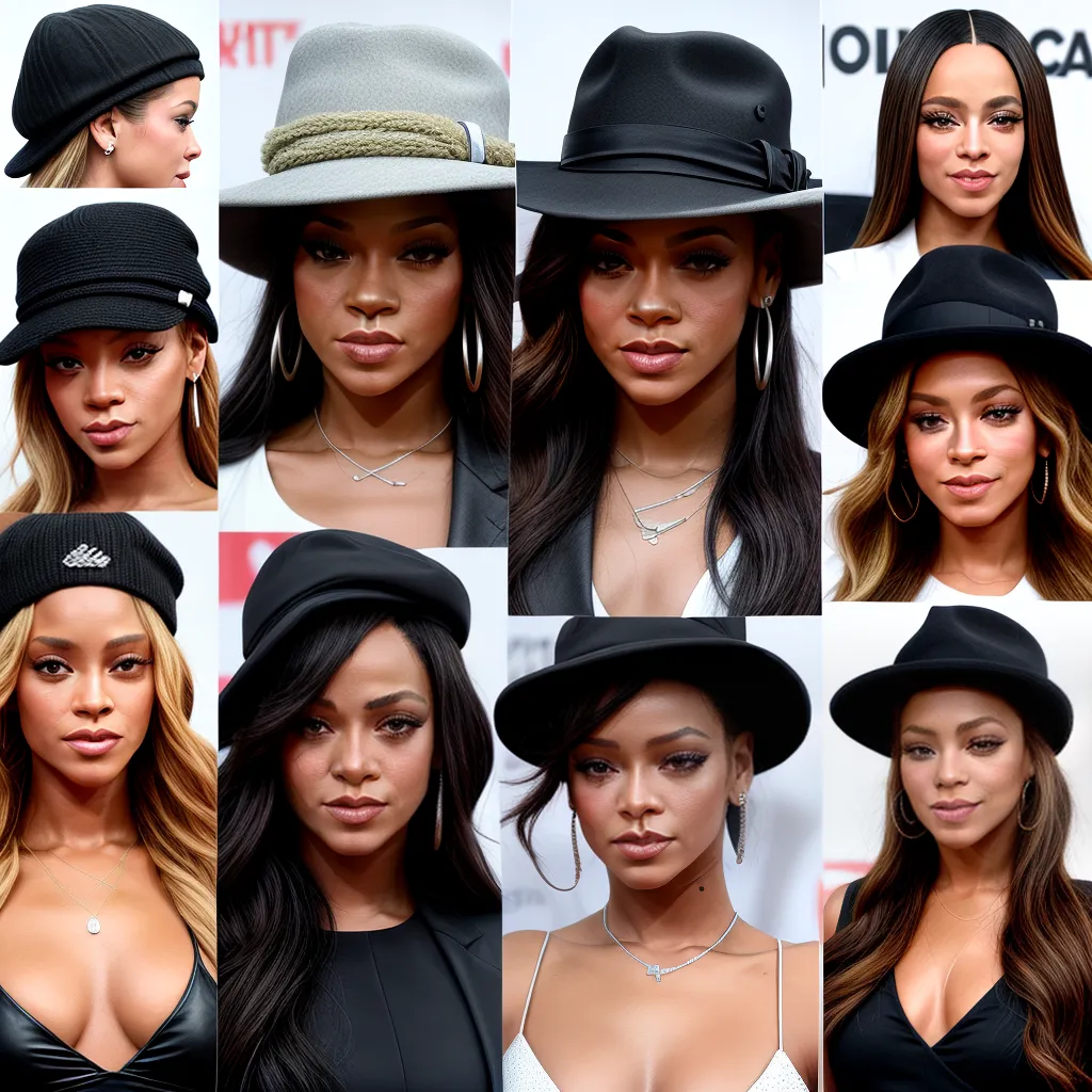 celebridades chapeus estilos rihanna beckham beyonce harry