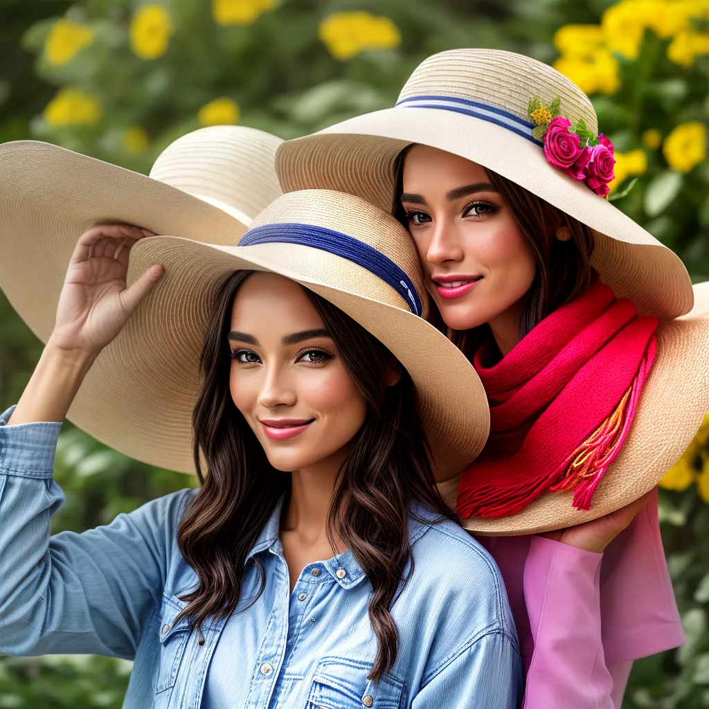 chapeus versateis estacoes flores