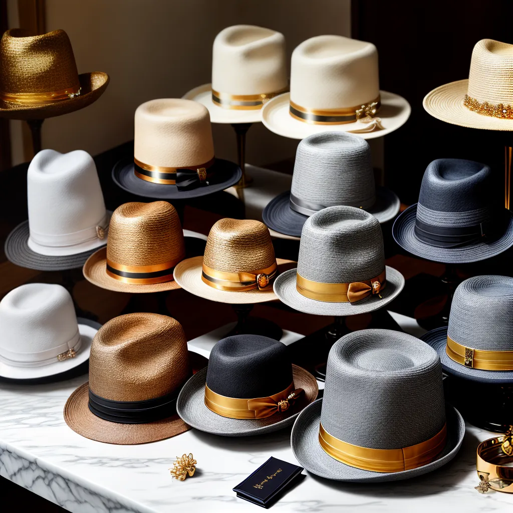 chapeus luxo design marmore