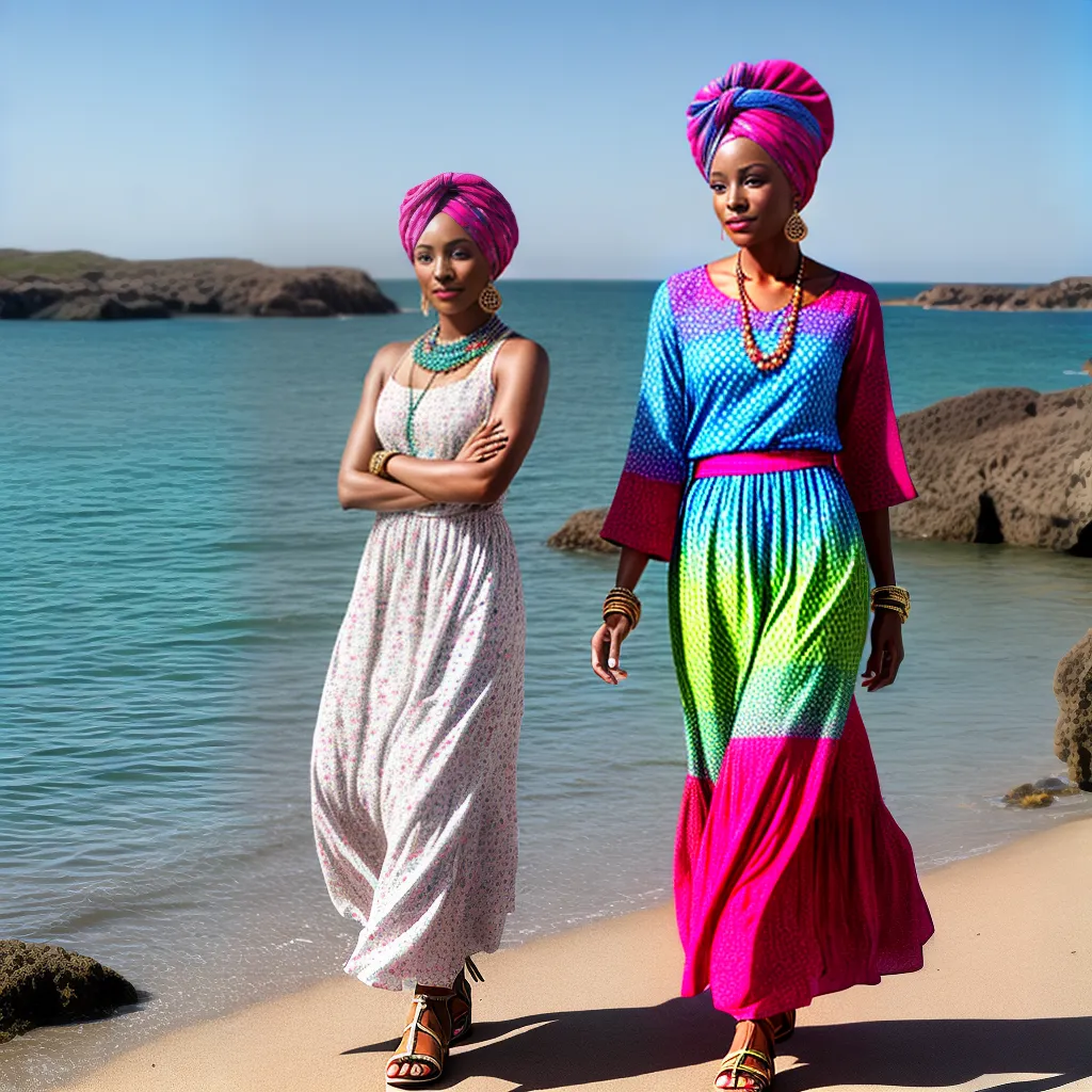 mulher estilosa turbante vestido