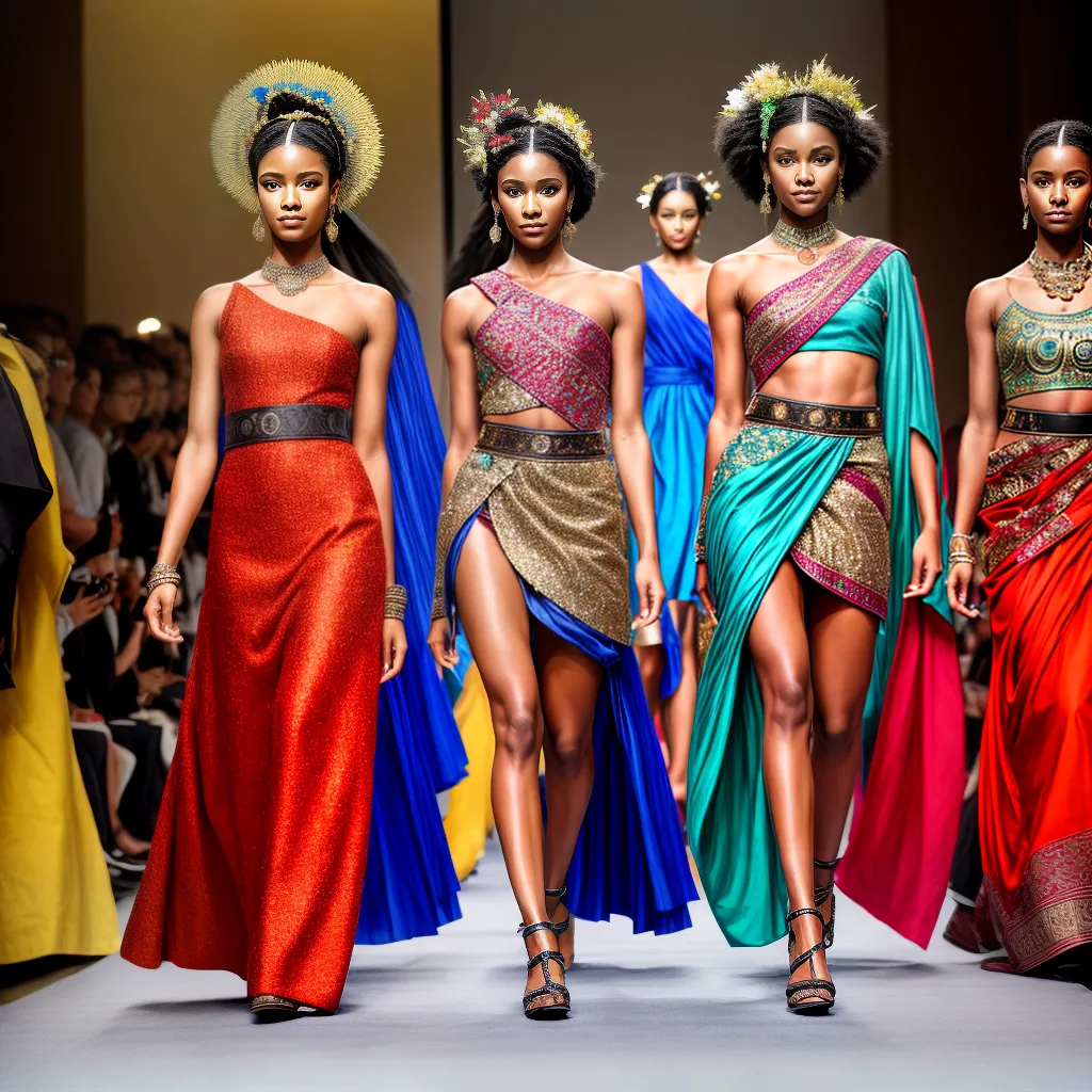 passarela moda toga fusao antigo moderno