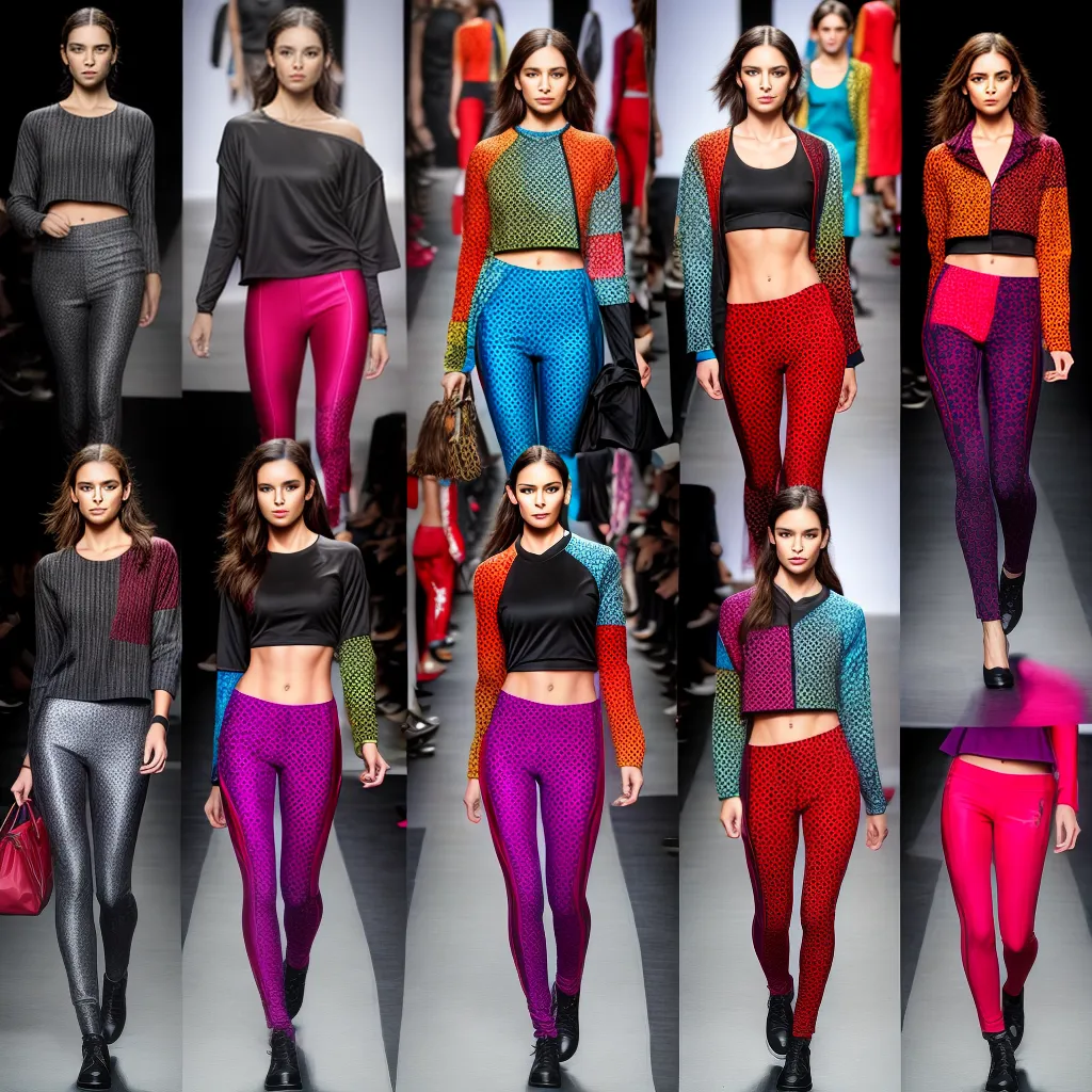 passarela leggings estampas vibrantes passarela leggings estampas vibrantes
