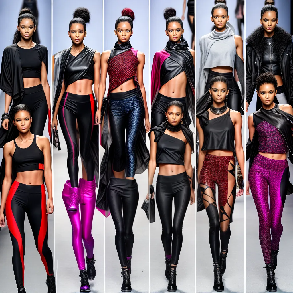 desfile leggings moda inovacao estilistas desfile leggings moda inovacao estilistas