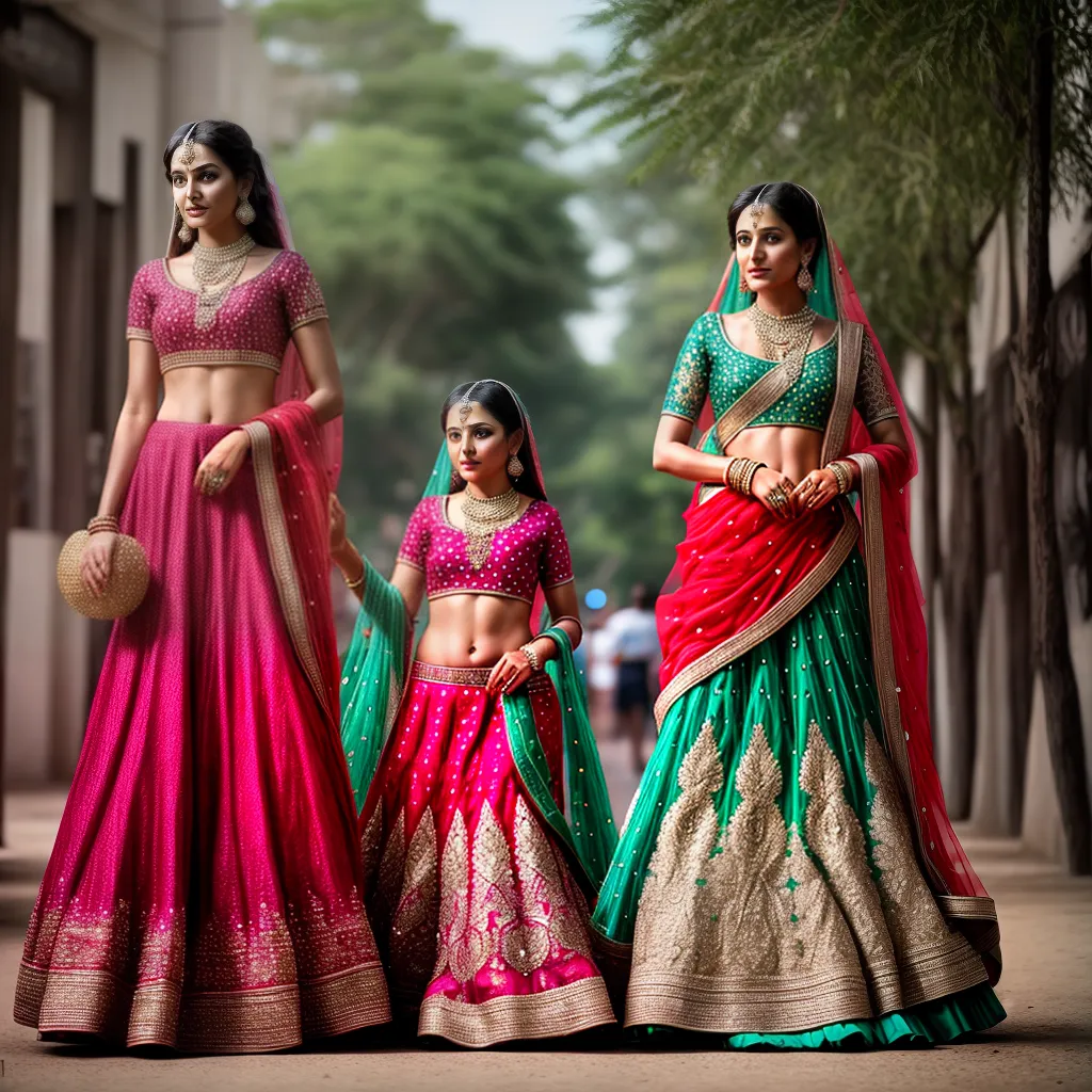 atriz bollywood lehenga glamour cultura