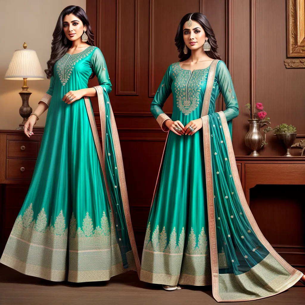 salwar kameez variedade cores designs