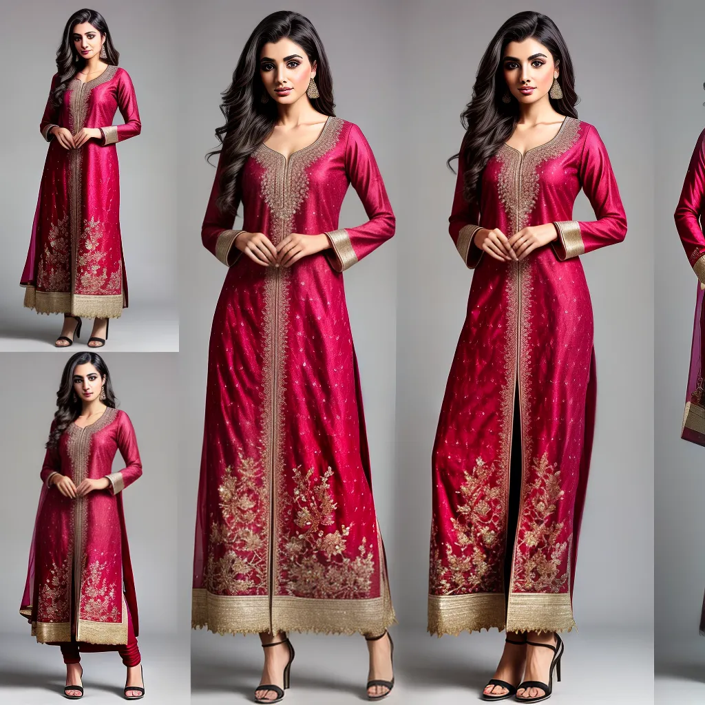 salwar kameez bordado elegante 1