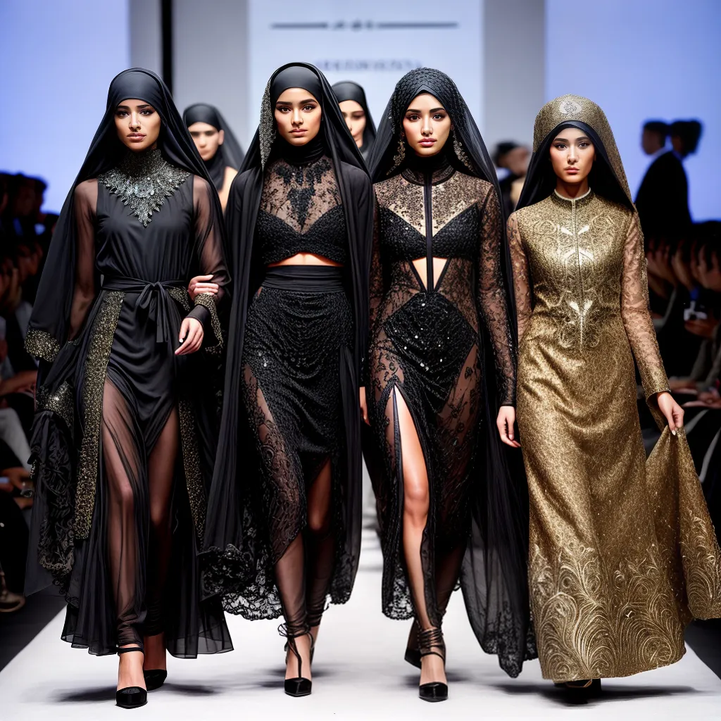 desfile niqab modelos criatividade diversidade desfile niqab modelos criatividade diversidade