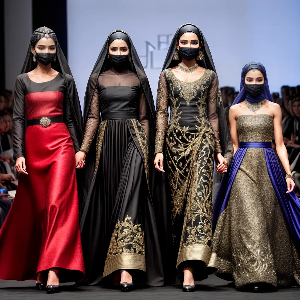 desfile niqabs adaptacao moda tradicional desfile niqabs adaptacao moda tradicional