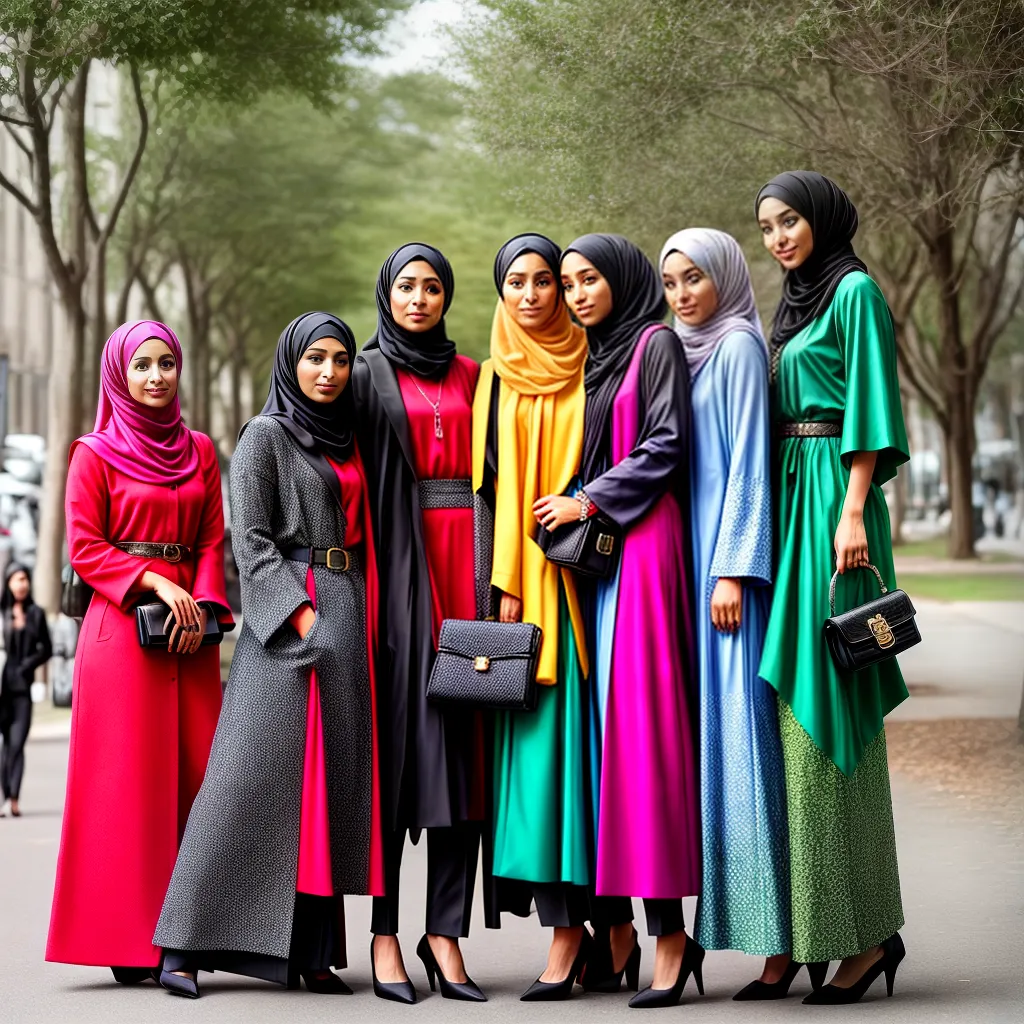 mulheres estilosas hijabs moda contemporanea 1