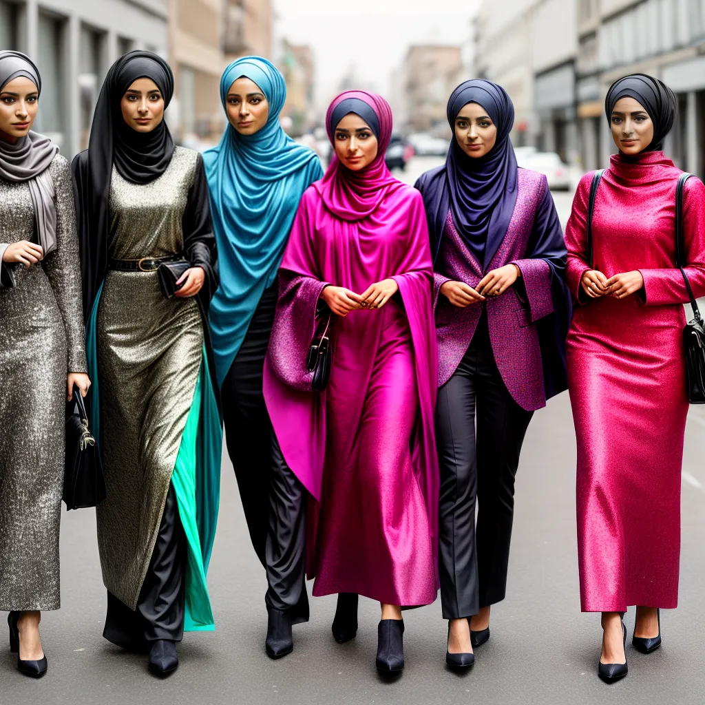 mulheres estilosas hijab moda contemporanea