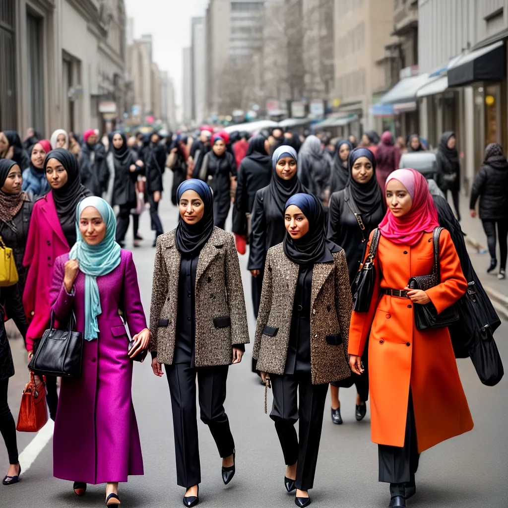 mulheres diversas hijab estilo cidade mulheres diversas hijab estilo cidade