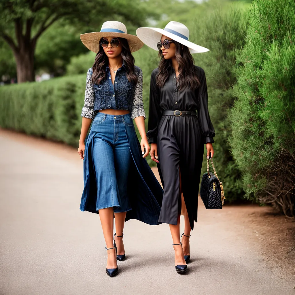 mulher estilosa chapeu tendencia elegante