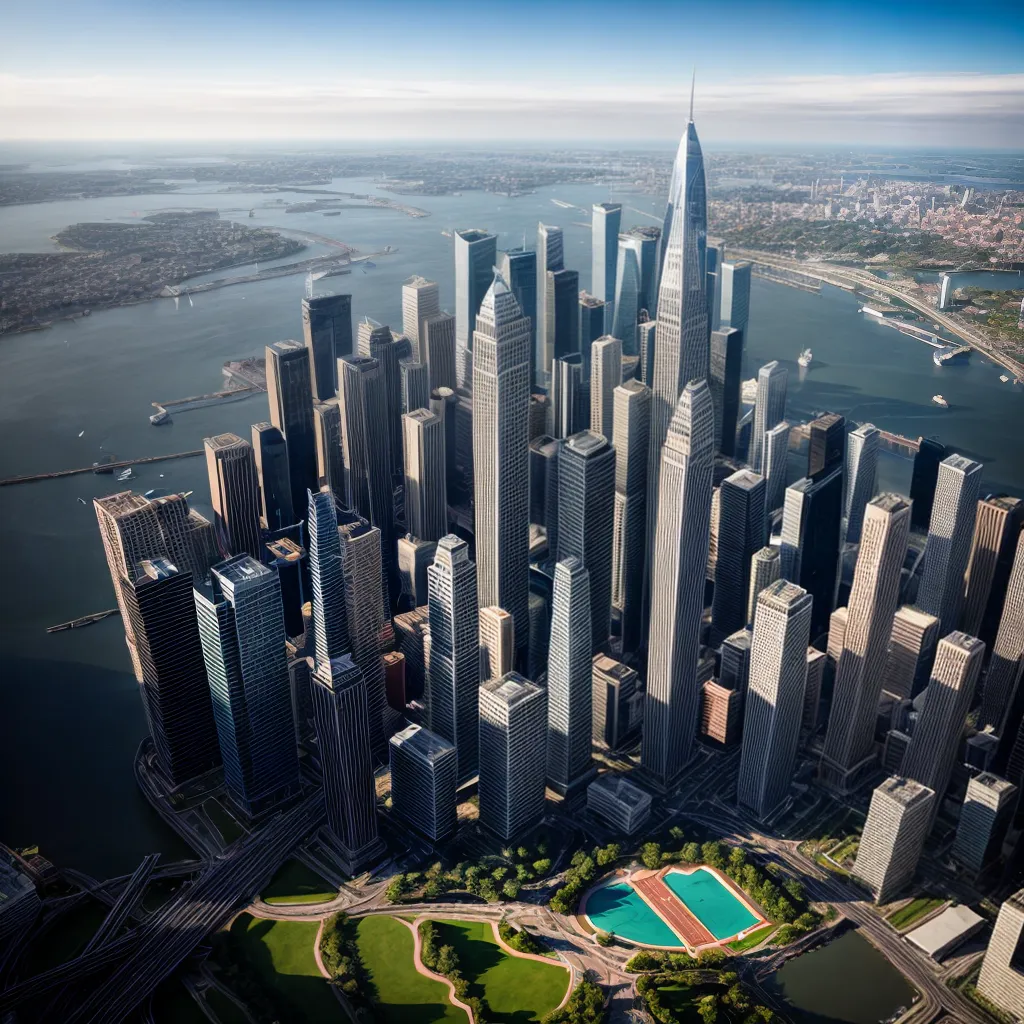 cidade futurista arquitetura gravitacional