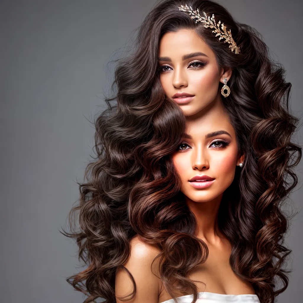 cabelo festa mulher elegante
