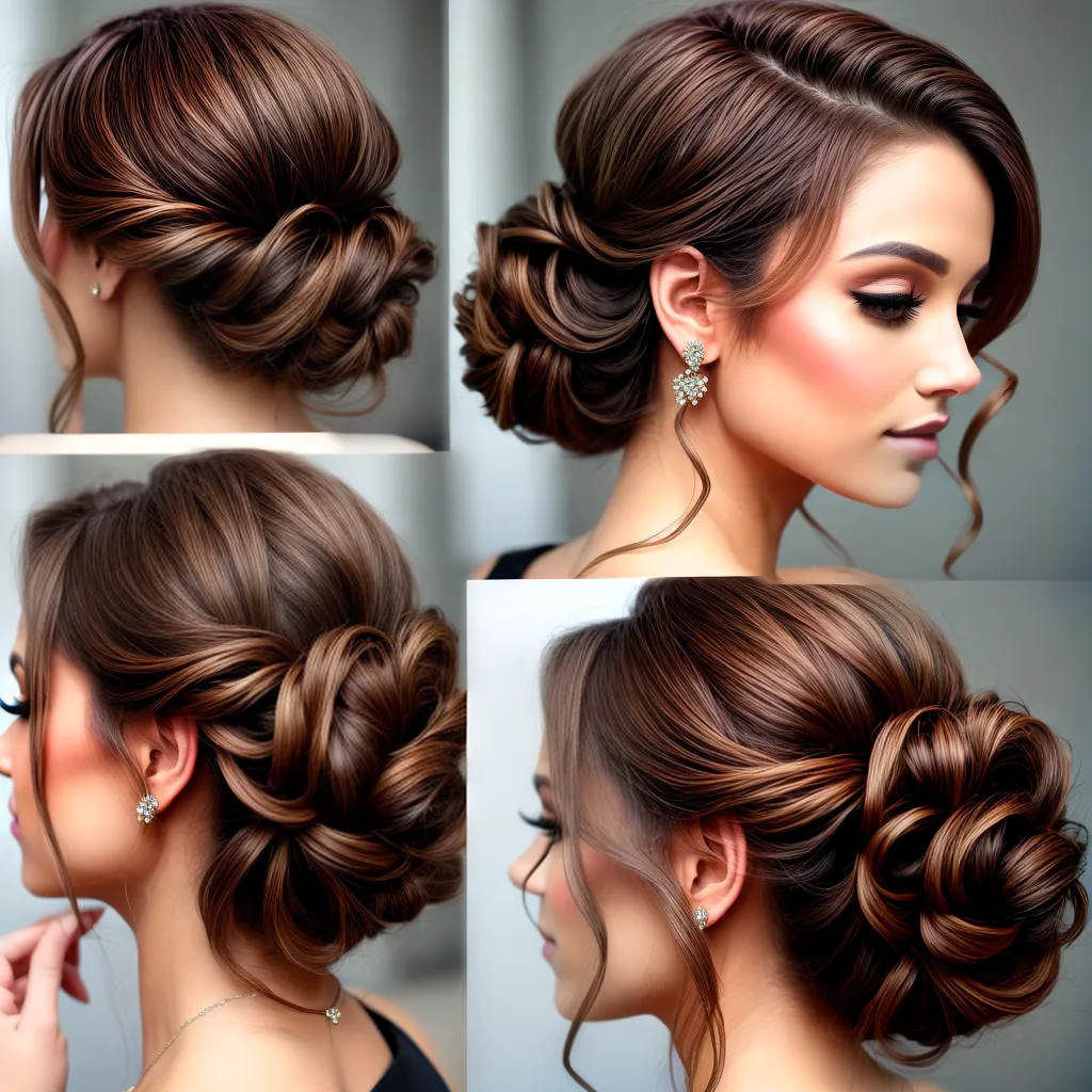cabelo festa penteado sofisticado